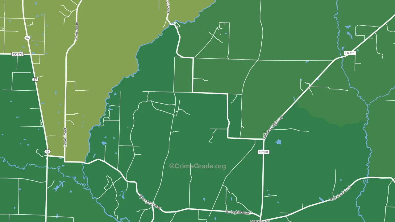 Avalon Beach, FL Map of Vehicle Theft Rates