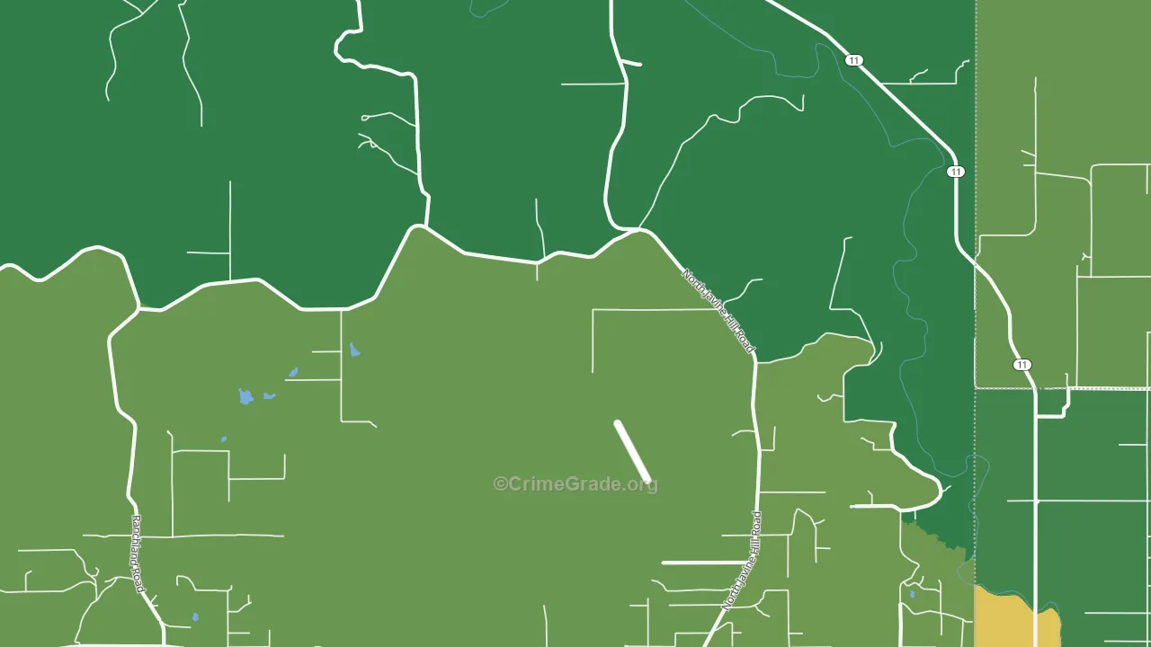 Avant, OK Map of Vehicle Theft Rates