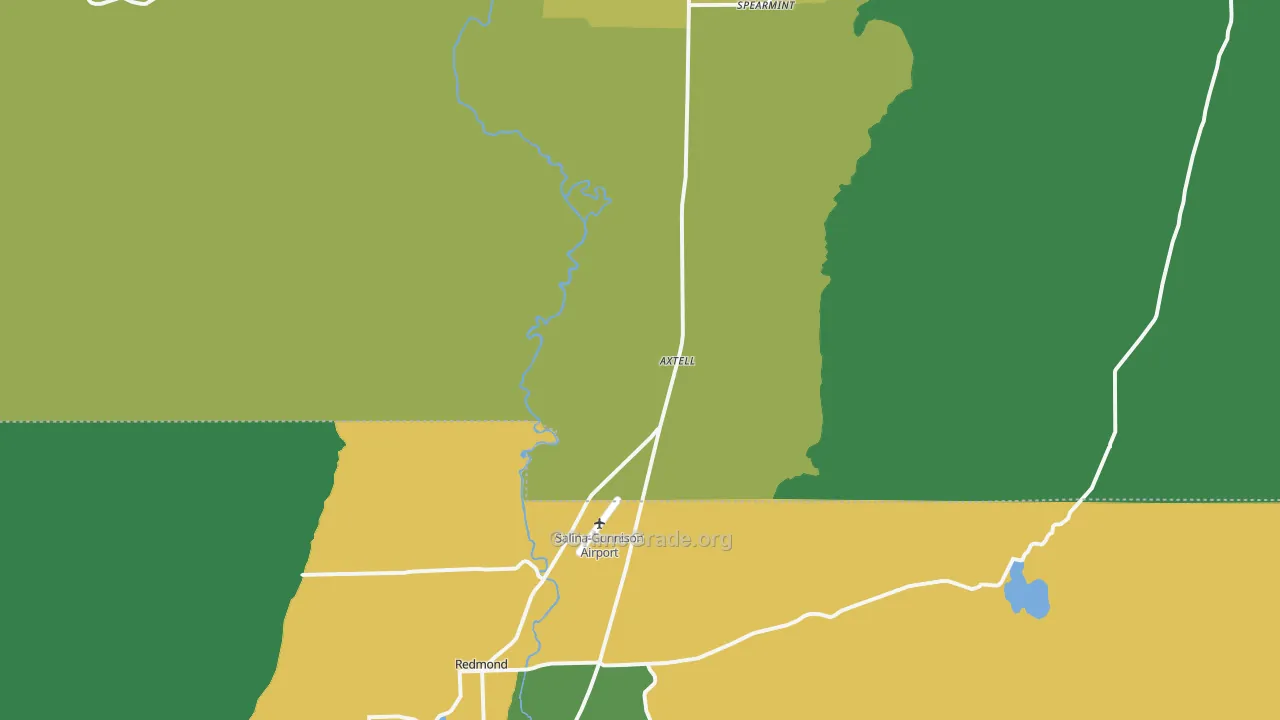Axtell, UT Map of Vehicle Theft Rates