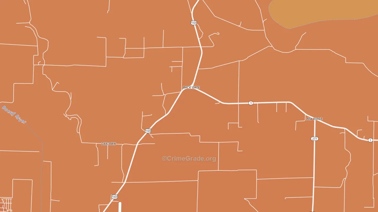 Back Gate, AR Map of Vehicle Theft Rates