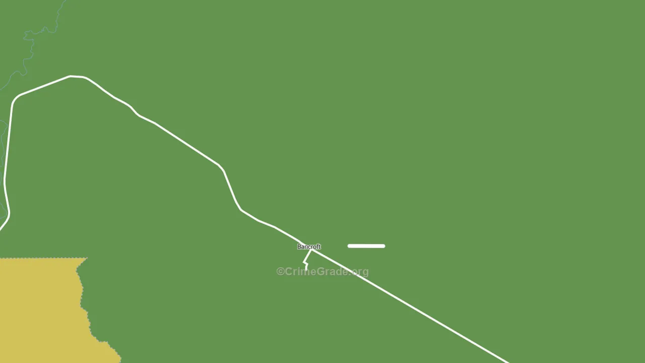 Bancroft, ID Map of Vehicle Theft Rates