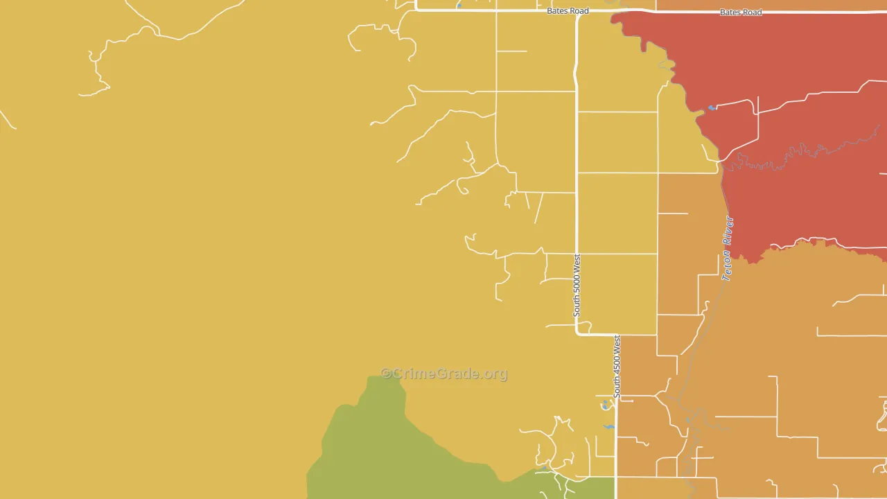 Bates, ID Map of Vehicle Theft Rates