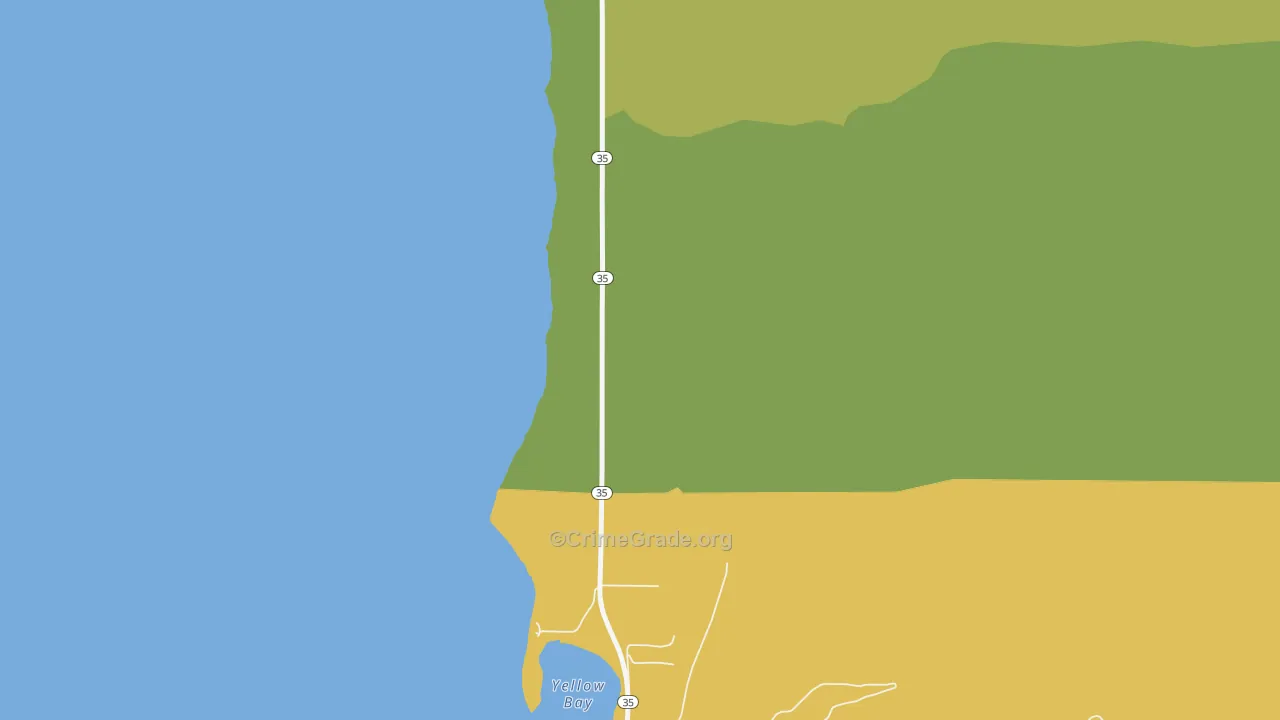 Bear Dance, MT Map of Vehicle Theft Rates