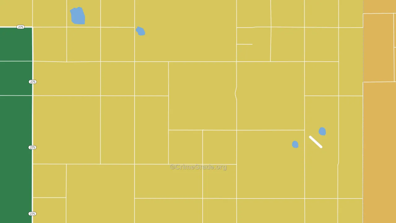 Bellview, NM Map of Vehicle Theft Rates
