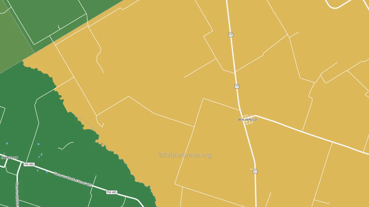 Ben Arnold, TX Map of Vehicle Theft Rates