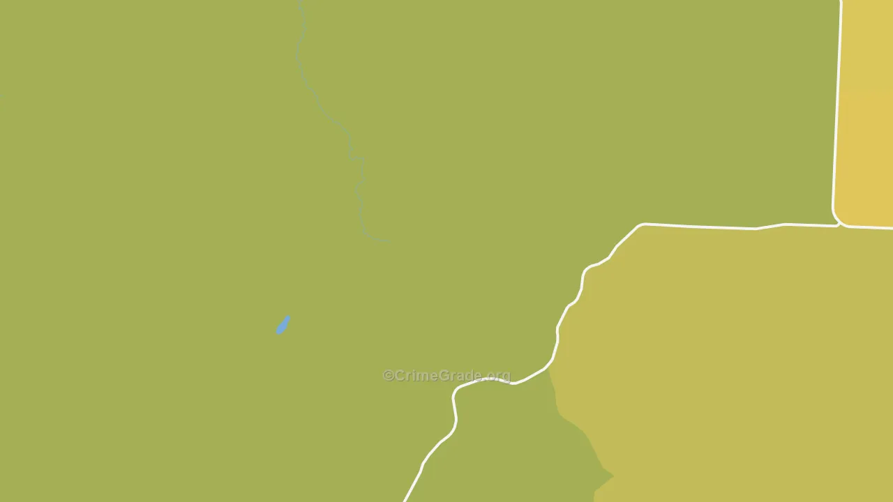 Benoit, WI Map of Vehicle Theft Rates