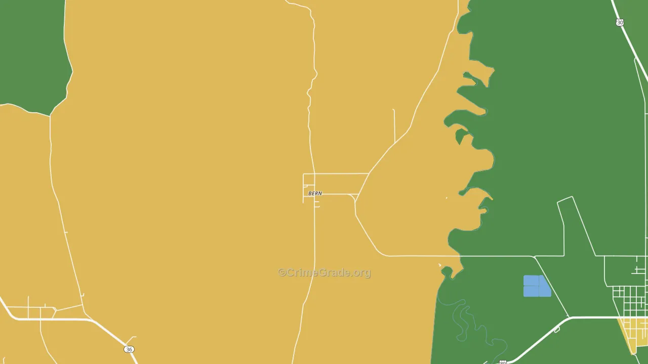 Bern, ID Map of Vehicle Theft Rates