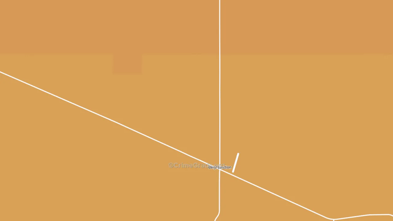 Beryl, UT Map of Vehicle Theft Rates