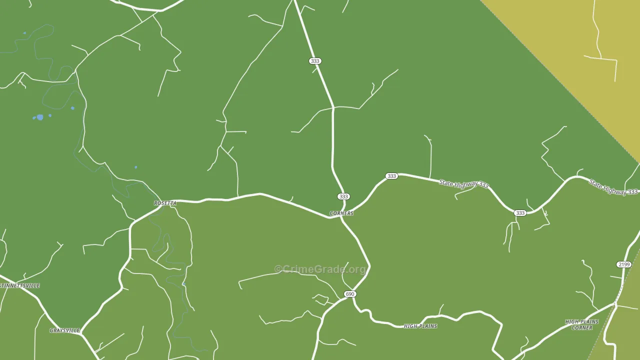 Big Spring, KY Map of Vehicle Theft Rates