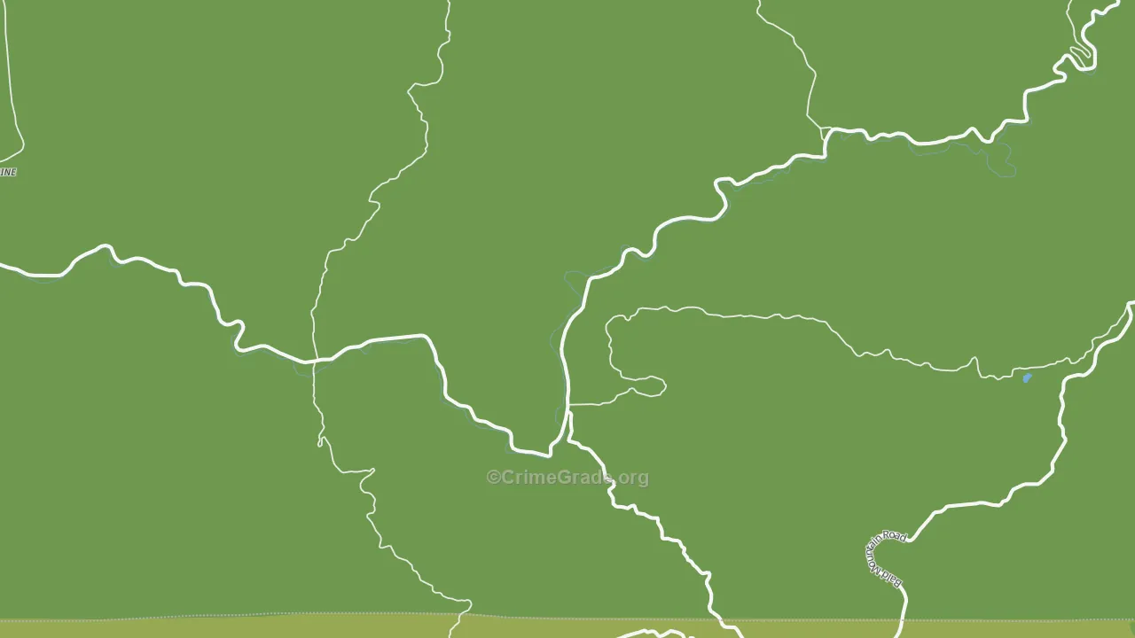 Blaine, OR Map of Vehicle Theft Rates