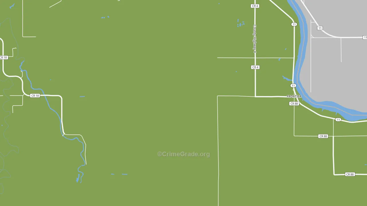 Border, MN Map of Vehicle Theft Rates