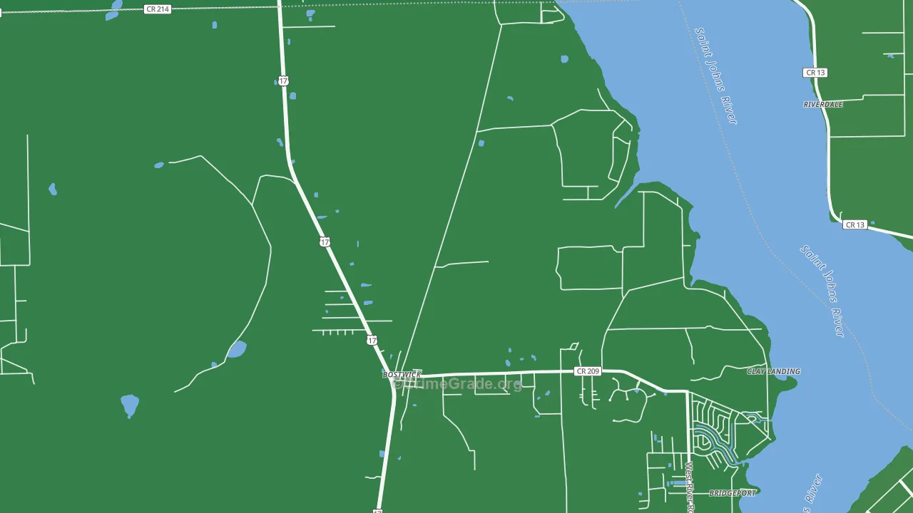 Bostwick, FL Map of Vehicle Theft Rates