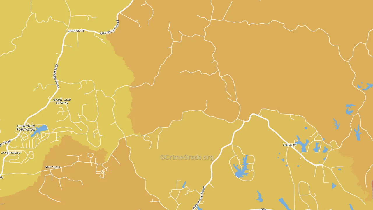 Bovina, MS Map of Vehicle Theft Rates