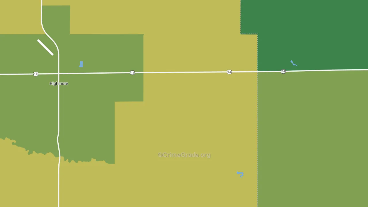 Bramhall, SD Map of Vehicle Theft Rates