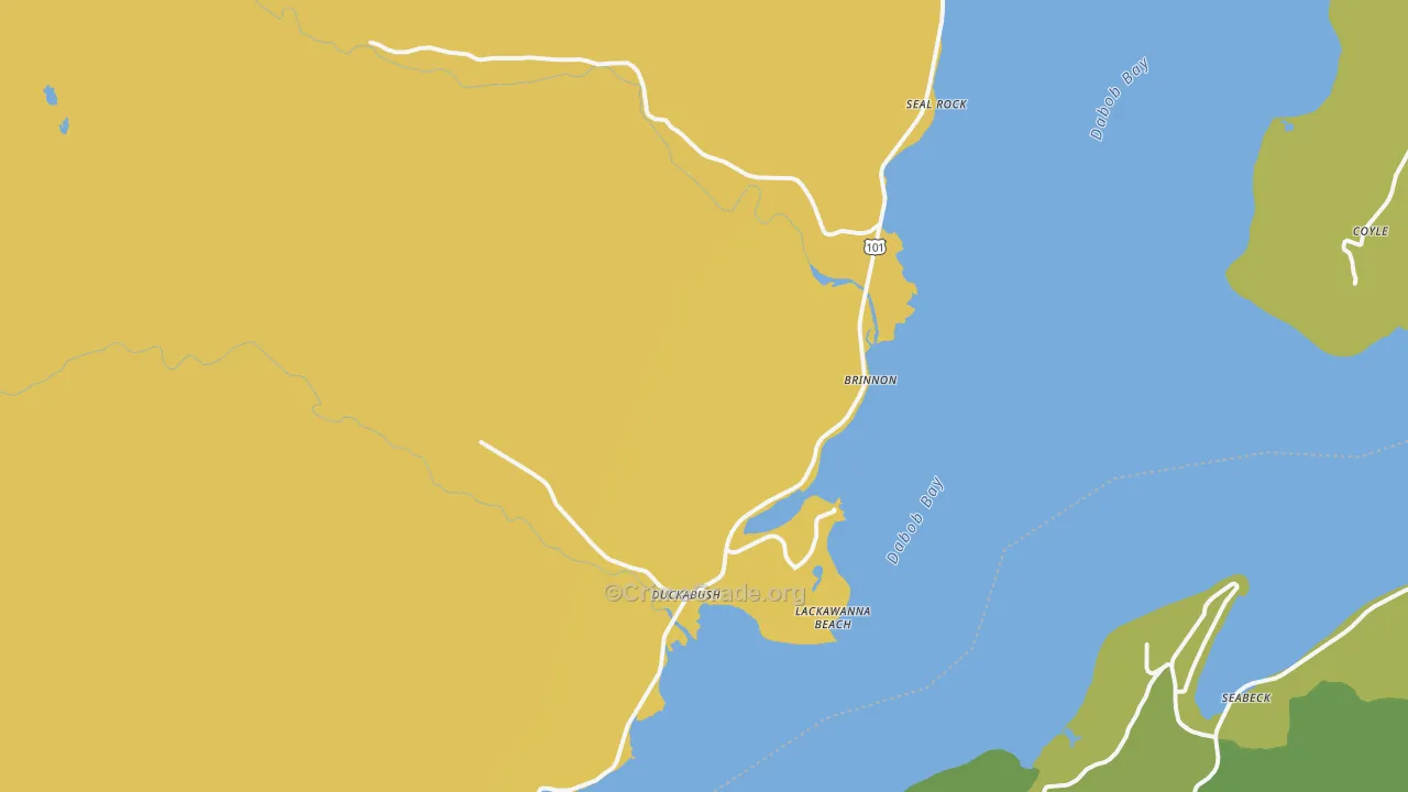 Brinnon, WA Map of Vehicle Theft Rates