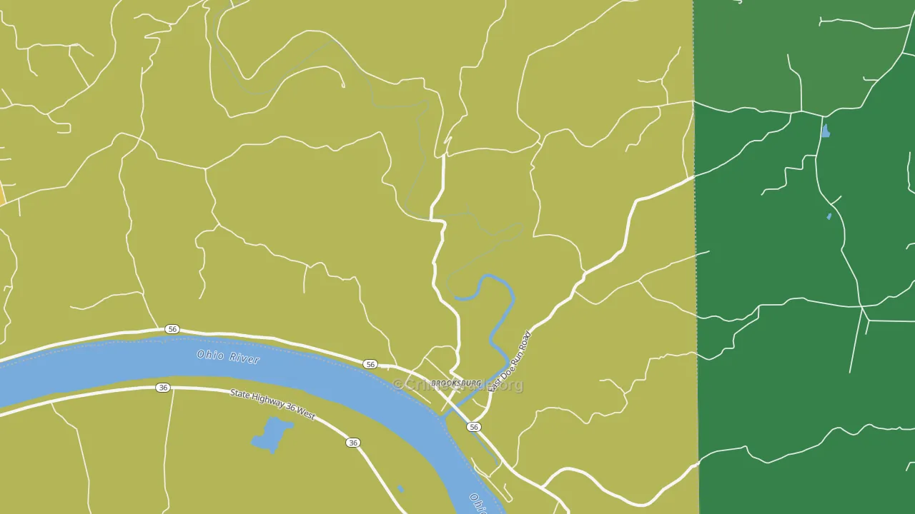 Brooksburg, IN Map of Vehicle Theft Rates