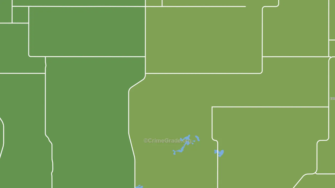Burke County, ND Map of Vehicle Theft Rates
