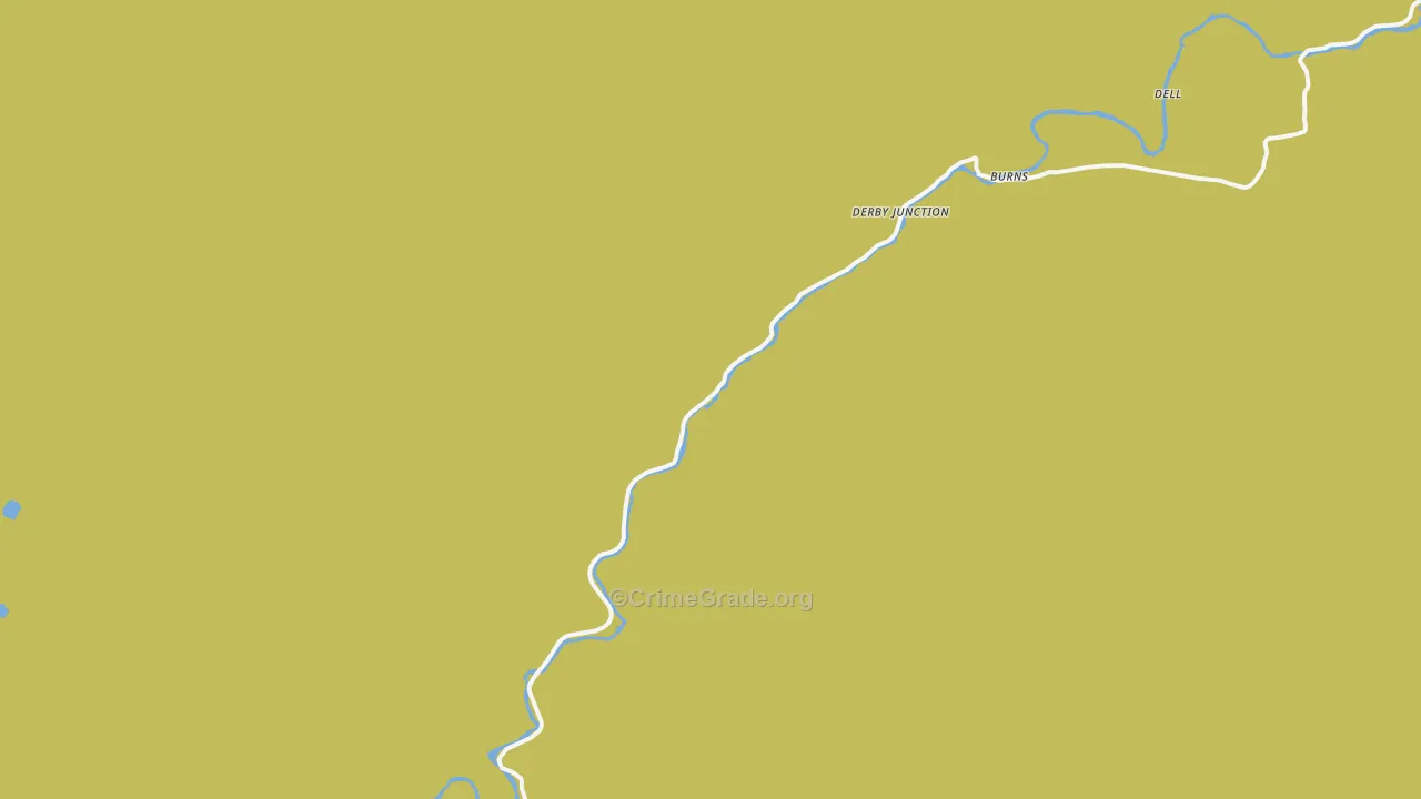 Burns, CO Map of Vehicle Theft Rates