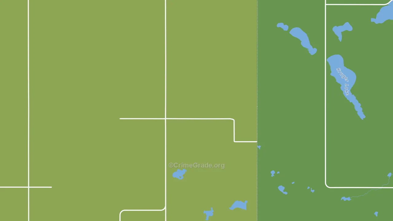 Butte, ND Map of Vehicle Theft Rates