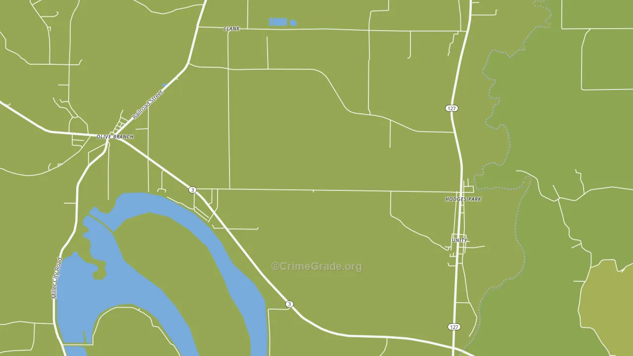 Cache, IL Map of Vehicle Theft Rates