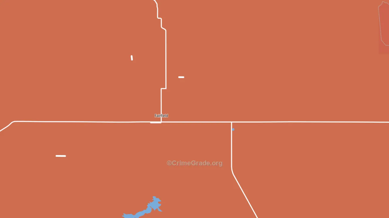 Camas County, ID Map of Vehicle Theft Rates