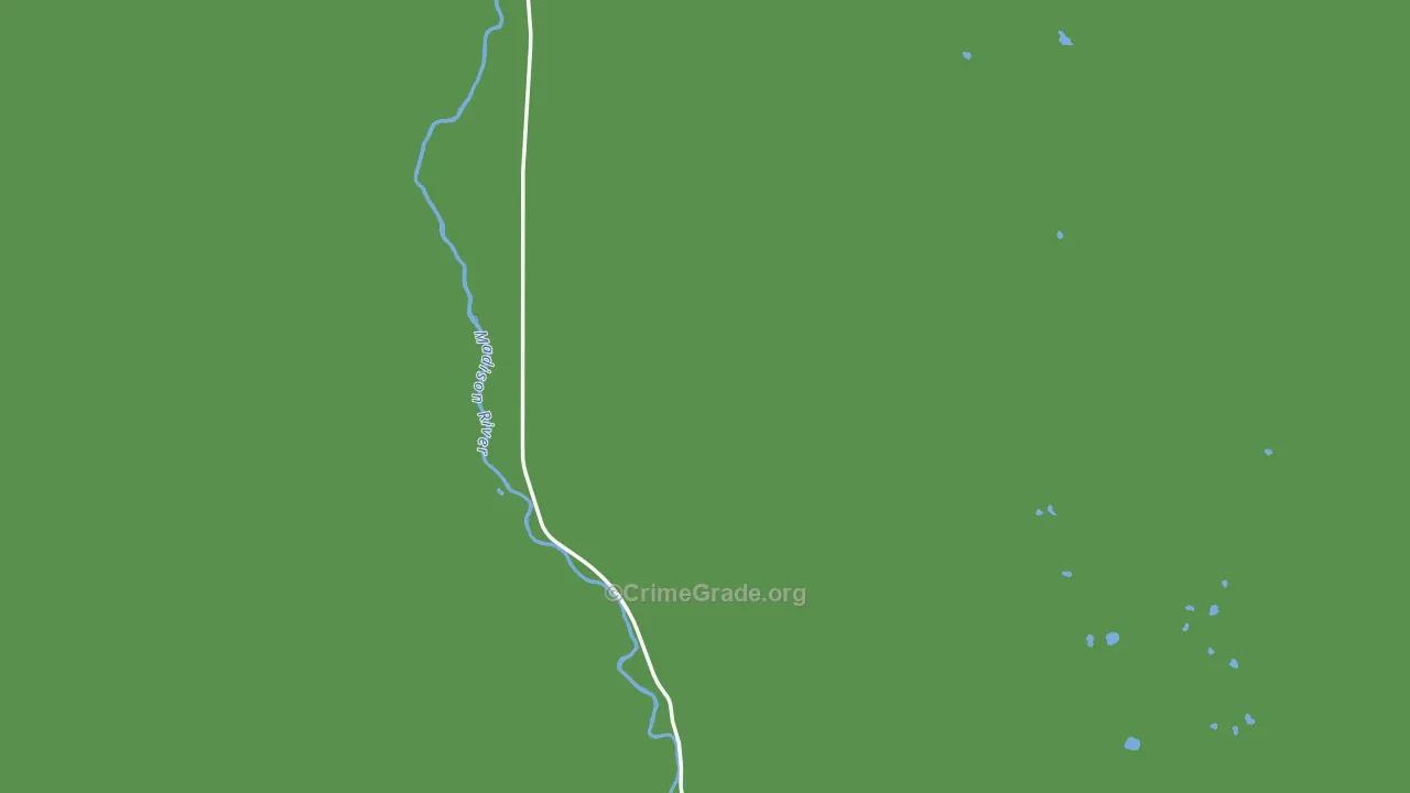 Cameron, MT Map of Vehicle Theft Rates