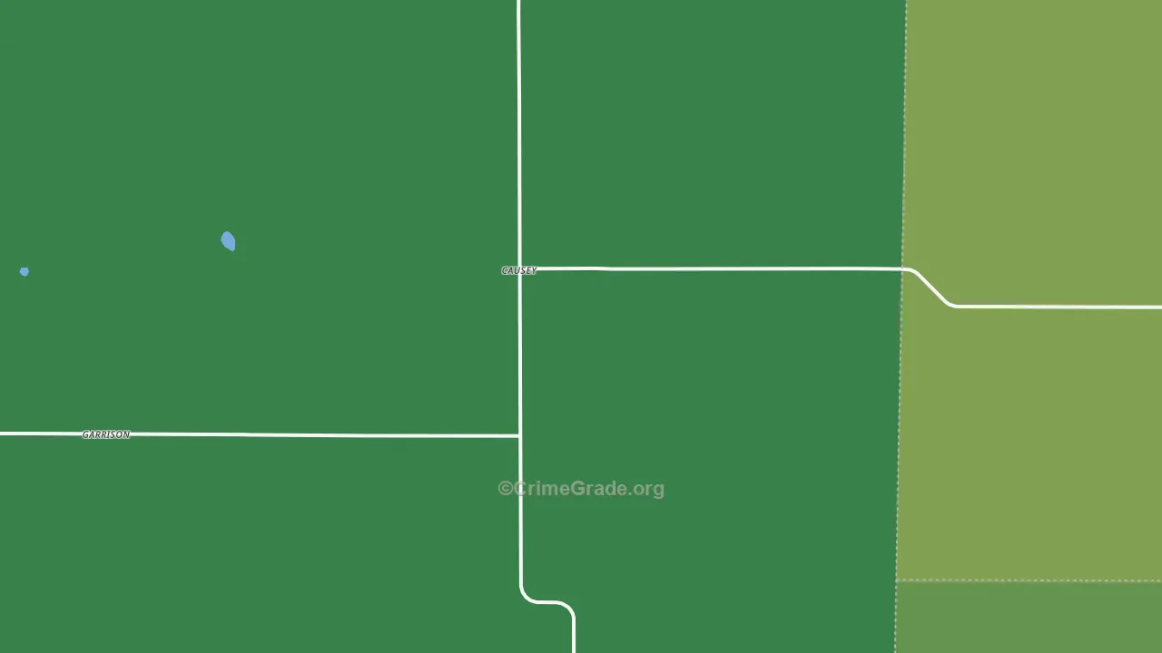 Causey, NM Map of Vehicle Theft Rates