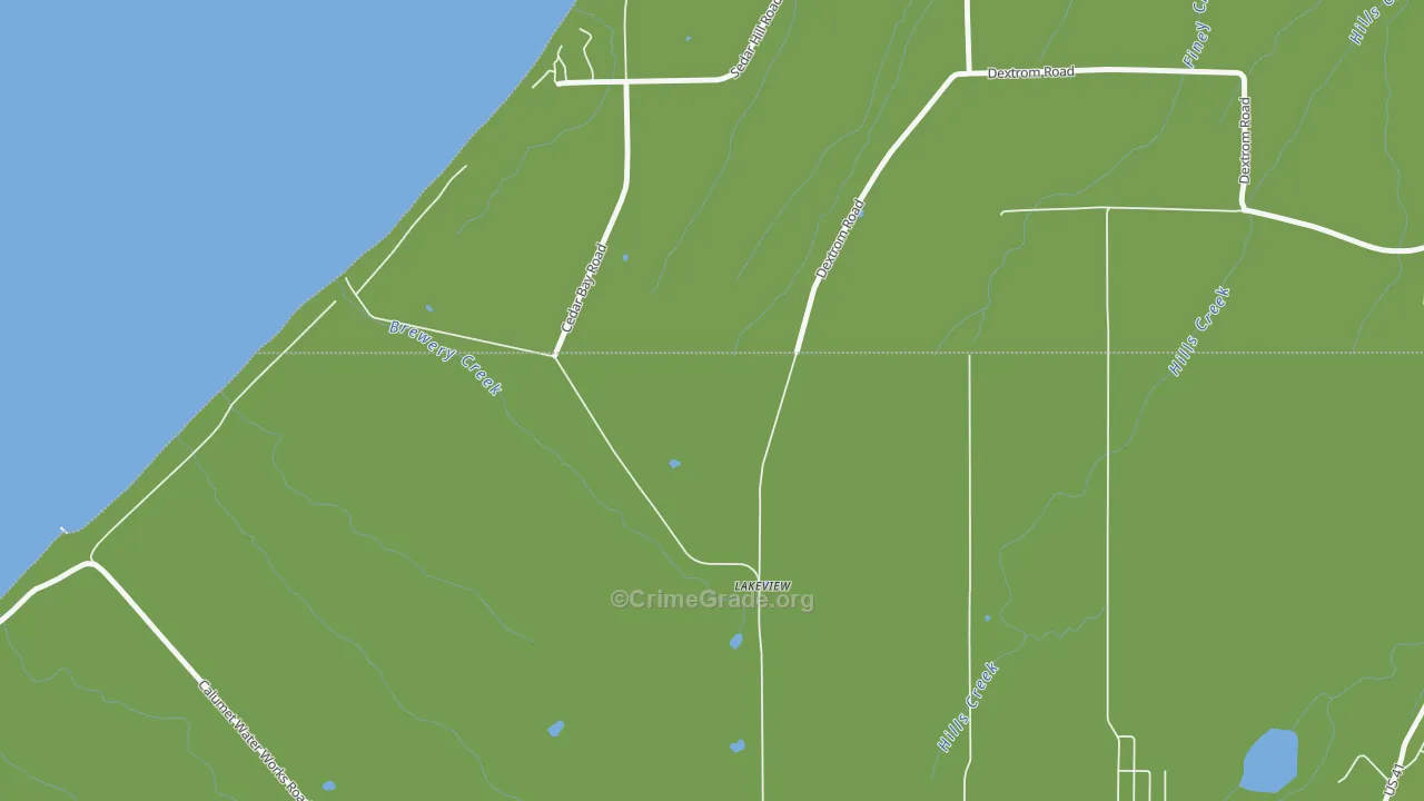 Centennial Heights, MI Map of Vehicle Theft Rates