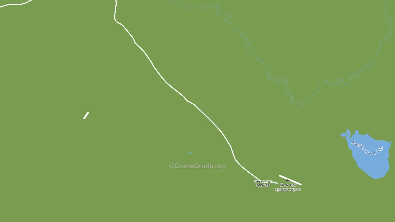 Central, AK Map of Vehicle Theft Rates