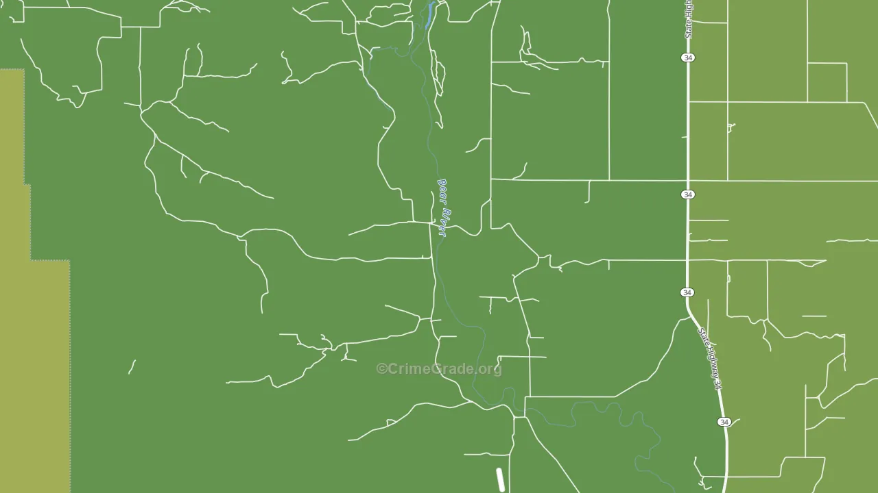 Central, ID Map of Vehicle Theft Rates