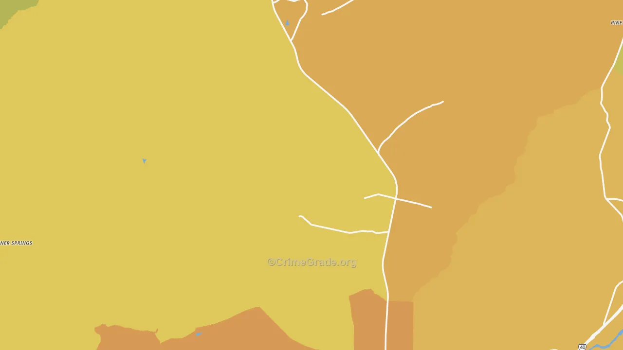 Chambers, AZ Map of Vehicle Theft Rates