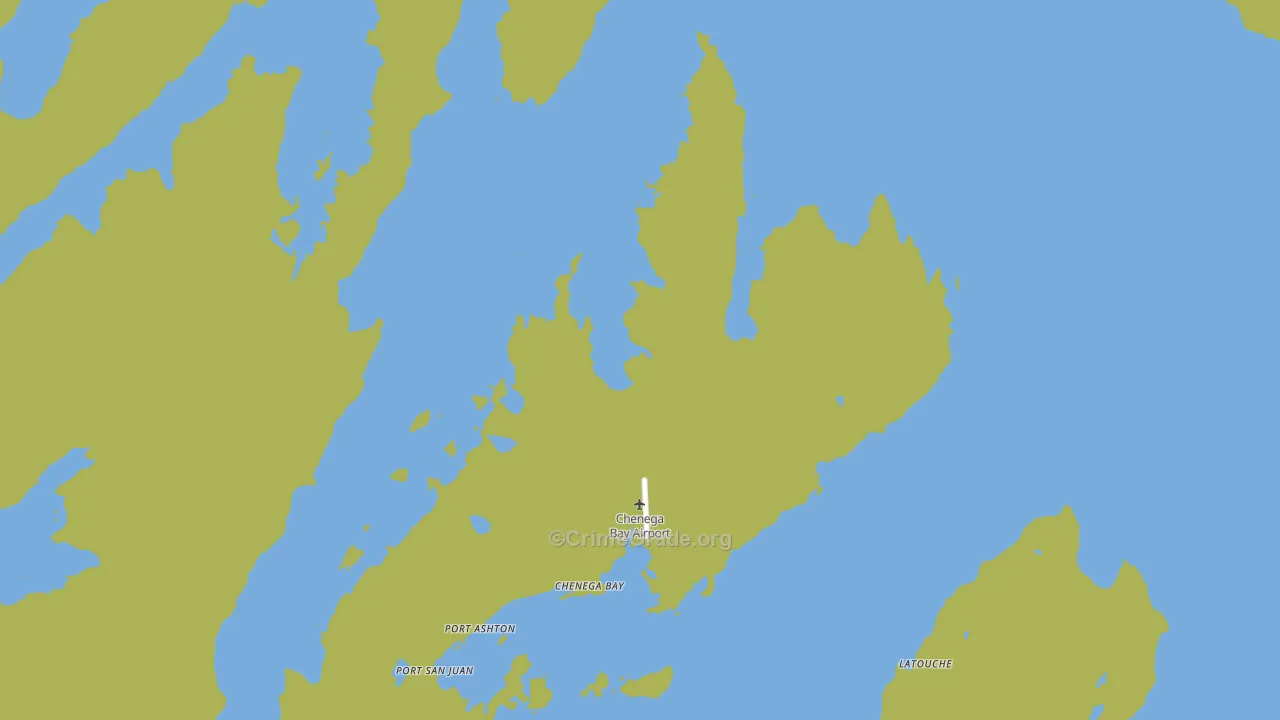 Chenega, AK Map of Vehicle Theft Rates