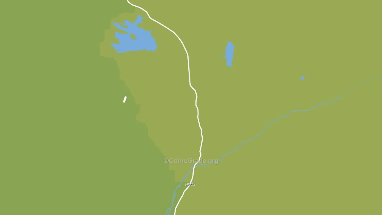 Clark, CO Map of Vehicle Theft Rates