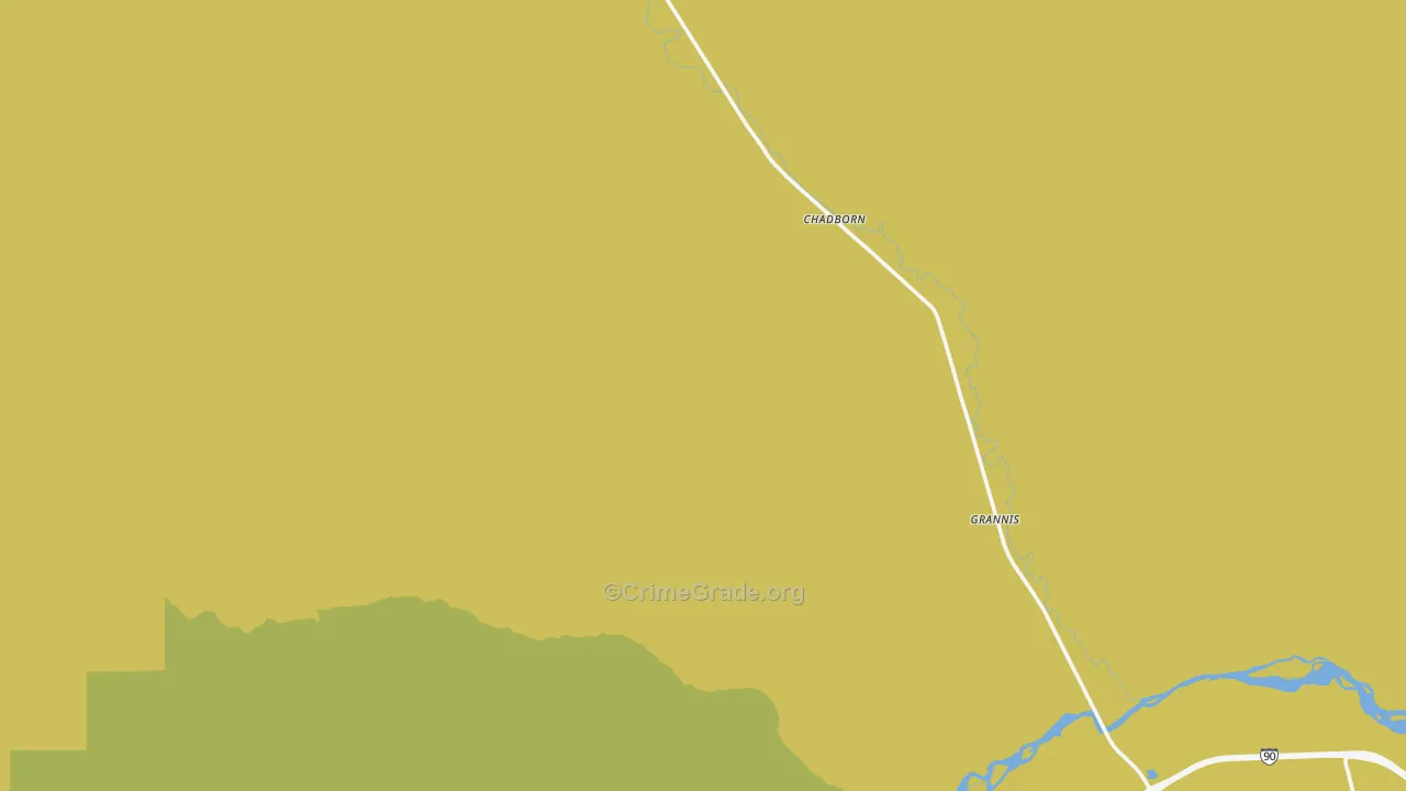 Clyde Park, MT Map of Vehicle Theft Rates