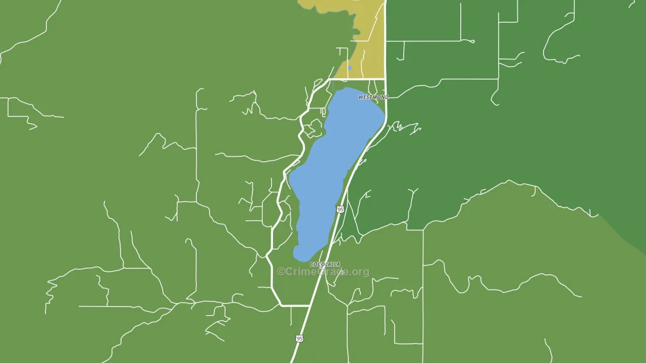 Cocolalla, ID Map of Vehicle Theft Rates
