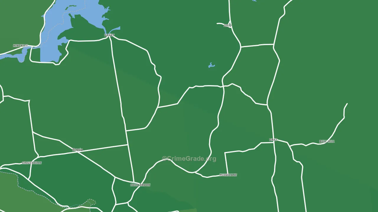 Cold Brook, NY Map of Vehicle Theft Rates