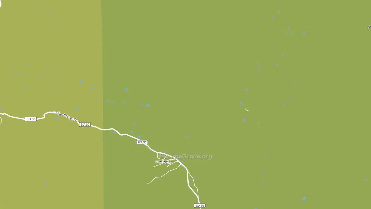Comobabi, AZ Map of Vehicle Theft Rates