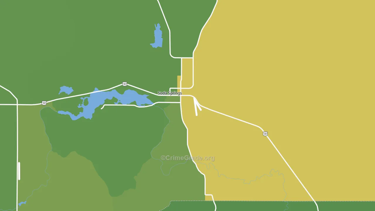 Conda, ID Map of Vehicle Theft Rates