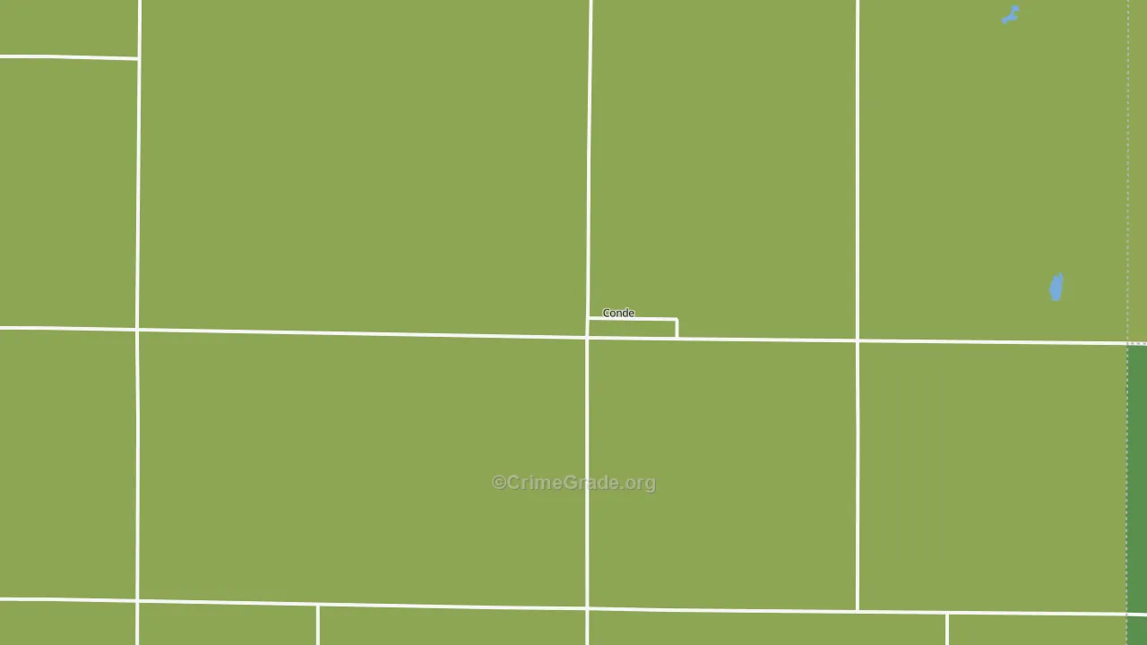 Conde, SD Map of Vehicle Theft Rates