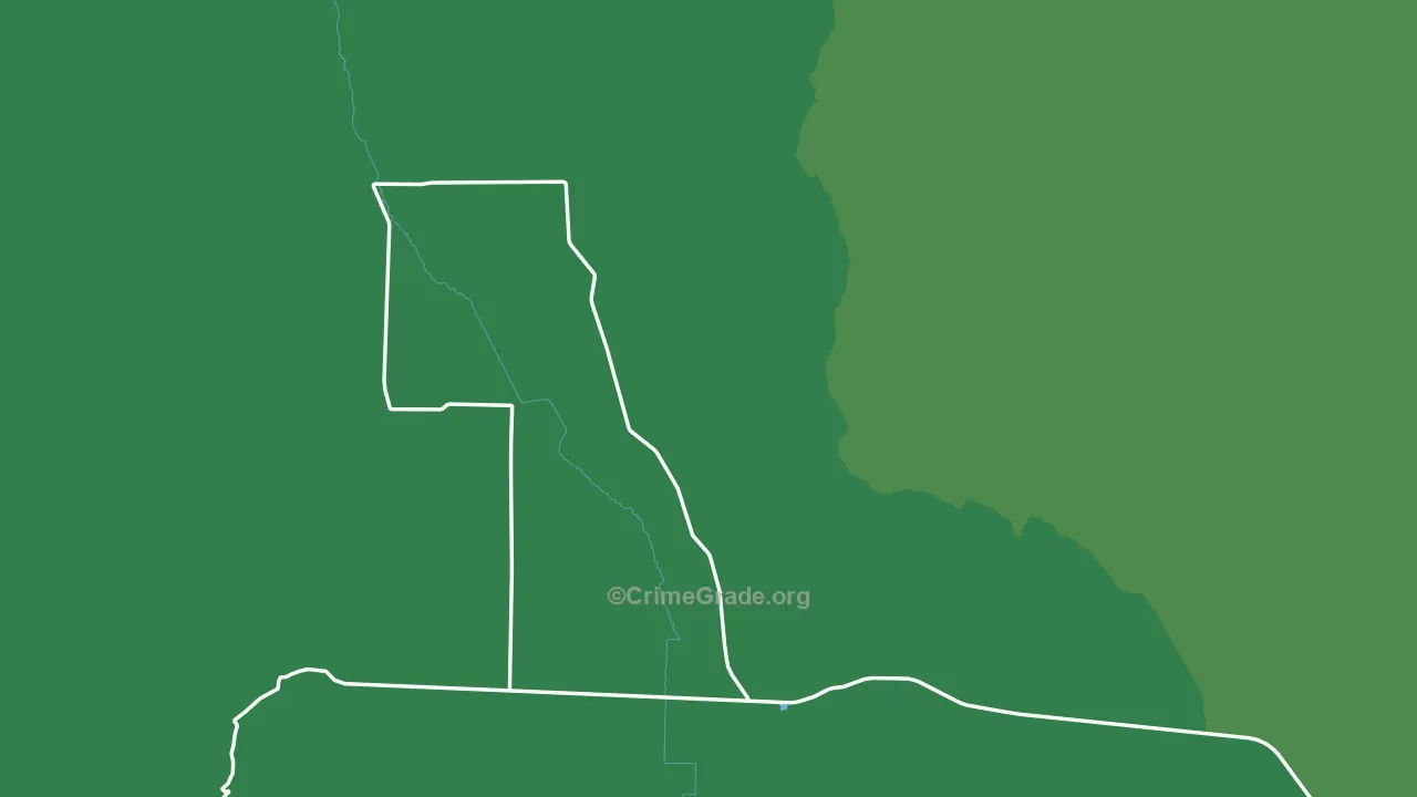 Cordero, NV Map of Vehicle Theft Rates