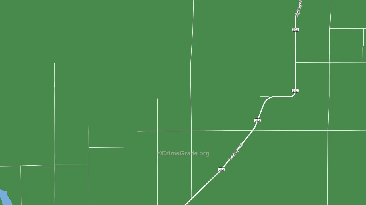 Cornish, CO Map of Vehicle Theft Rates