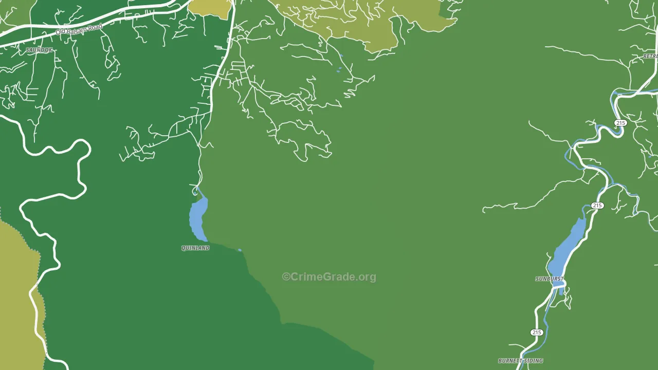 Cove Creek, NC Map of Vehicle Theft Rates