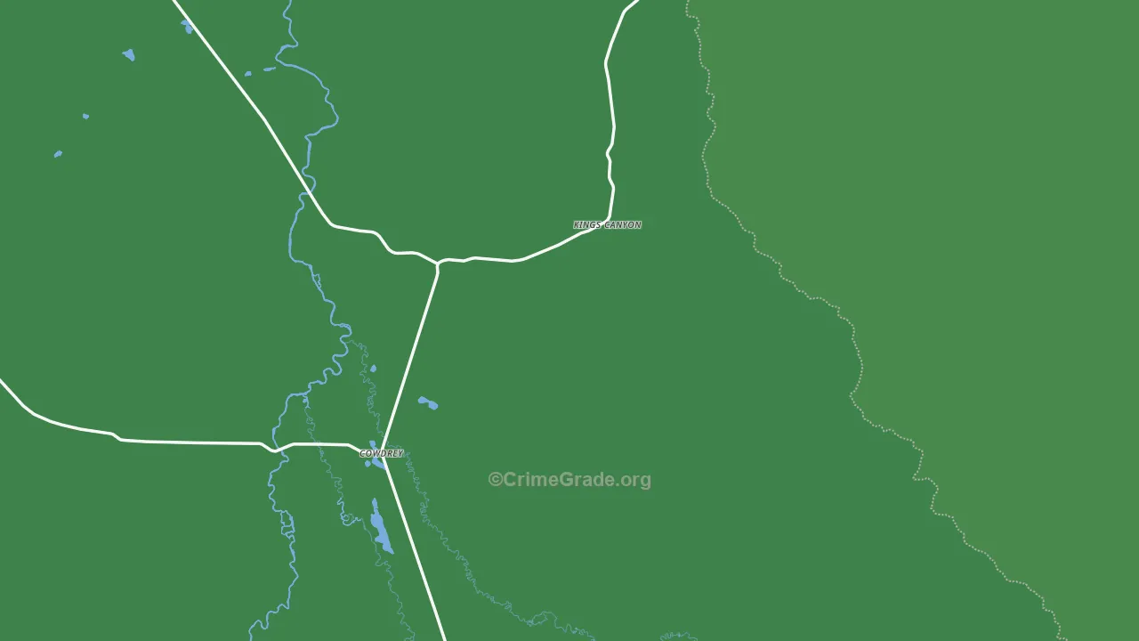 Cowdrey, CO Map of Vehicle Theft Rates