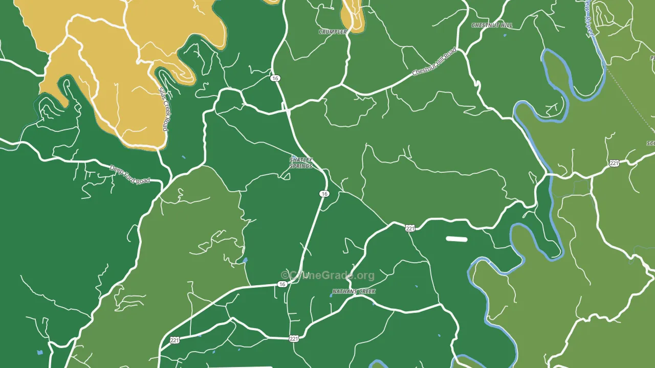 Crumpler, NC Map of Vehicle Theft Rates