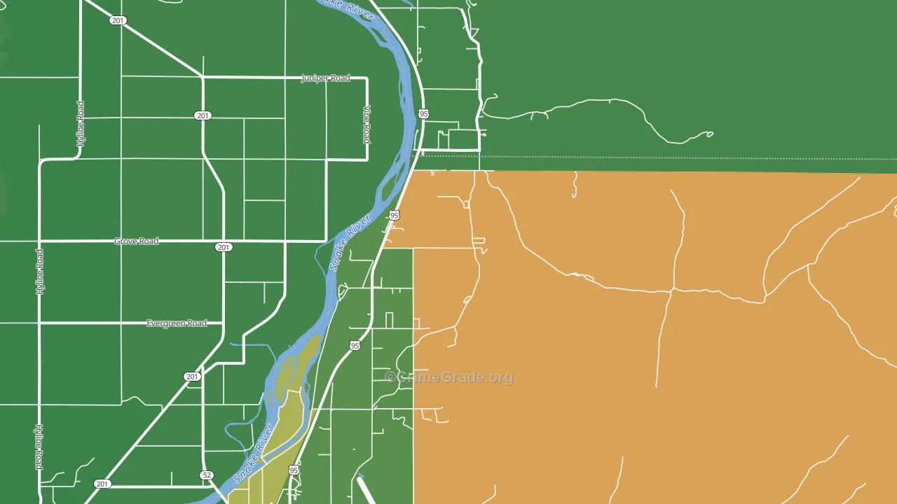 Crystal, ID Map of Vehicle Theft Rates