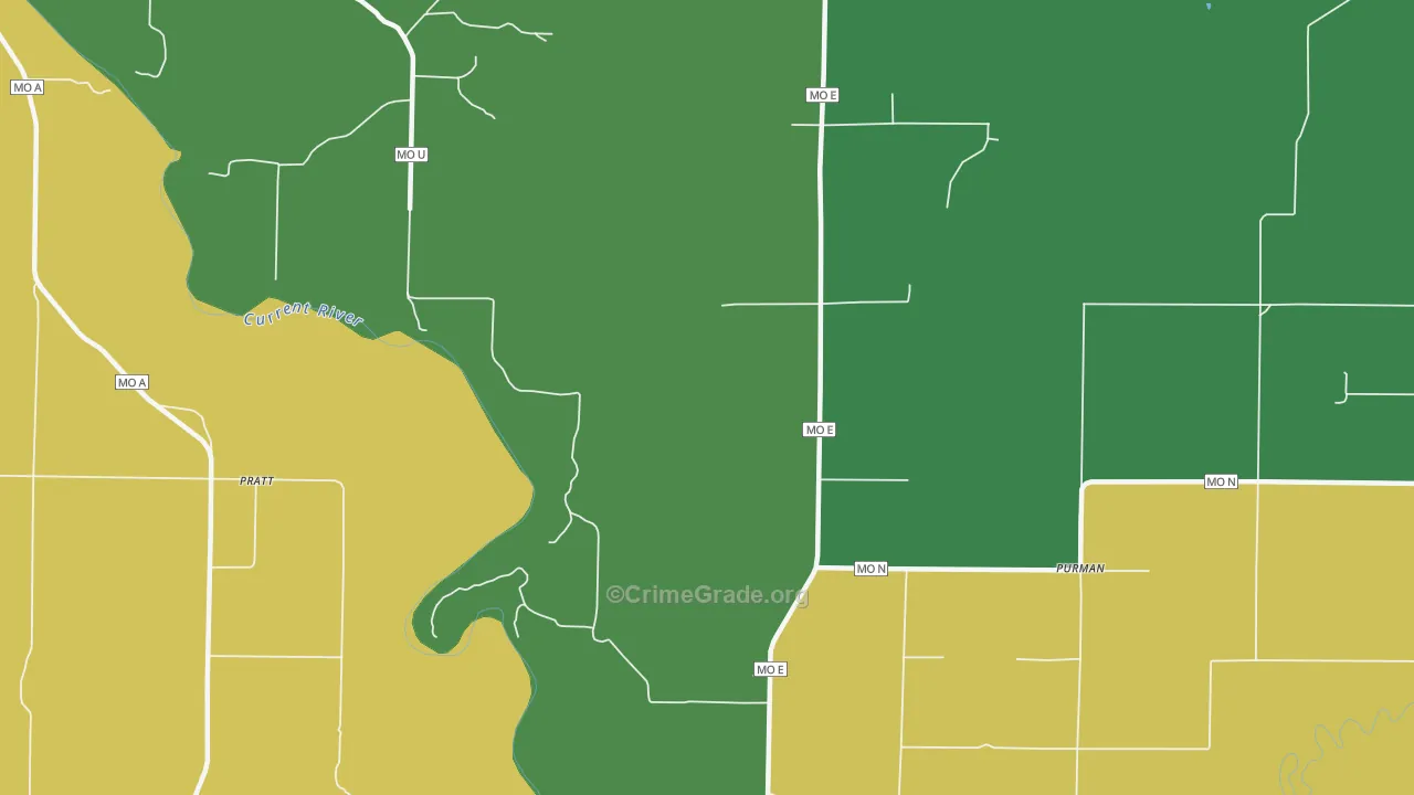 Current View, MO Map of Vehicle Theft Rates