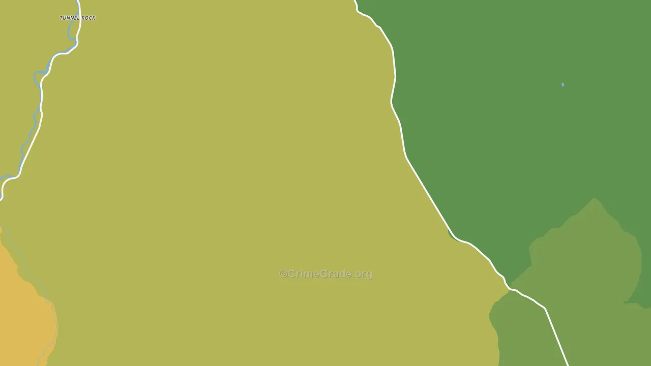 Custer County, ID Map of Vehicle Theft Rates