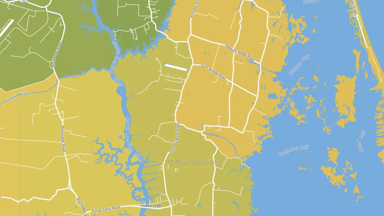 Dawley Corners, VA Map of Vehicle Theft Rates