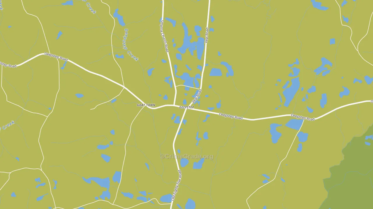 Deepstep, GA Map of Vehicle Theft Rates