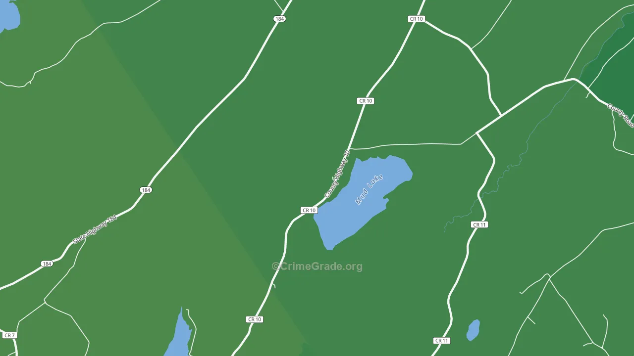 DePeyster, NY Map of Vehicle Theft Rates